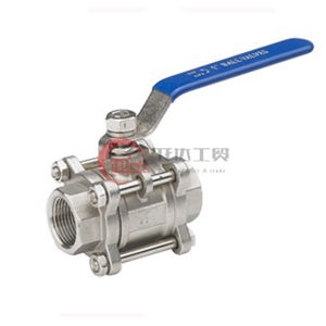 三片式不锈钢内螺纹球阀（Q11F-40R）