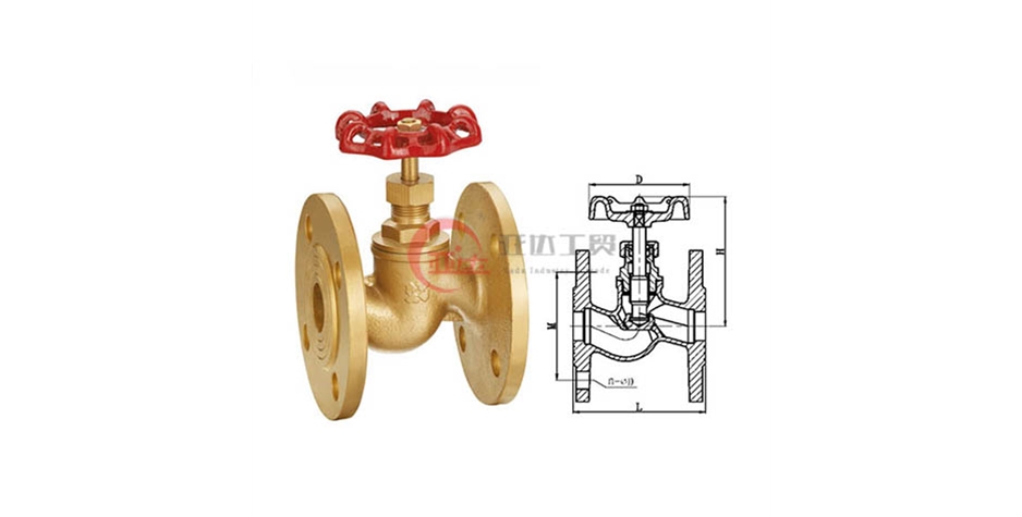 J41W-16、25黄铜法兰截止阀