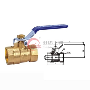 Q11F-16黄铜足通径球阀