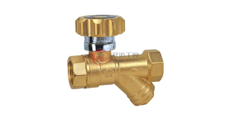 黄铜磁性锁闭带球芯过滤球阀